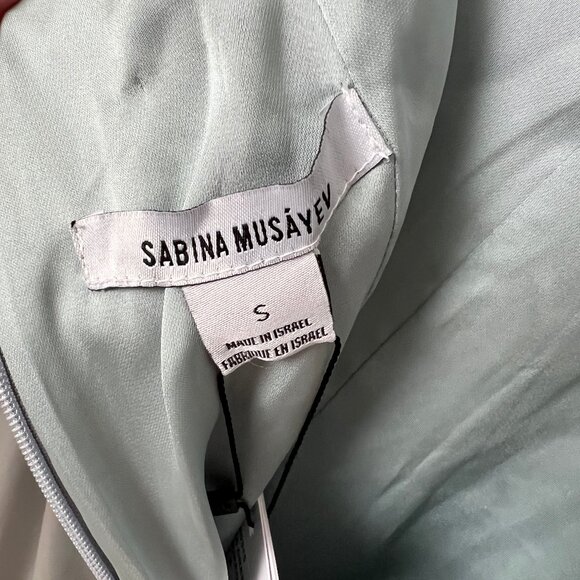 New Sabina Musayev Jenna Maxi Dress Open Back Long Sleeve Backless Formal Fancy - Picture 7 of 13